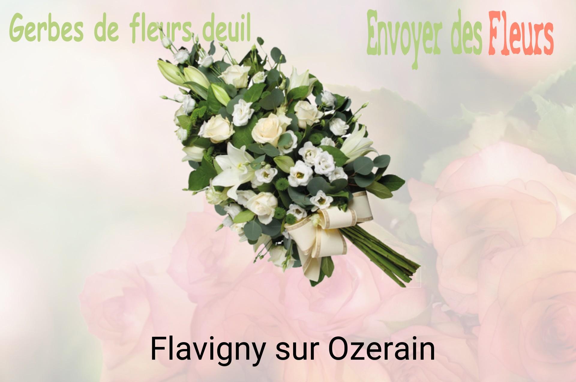 Gerbe de fleurs de deuil livrée à Flavigny-sur-Ozerain