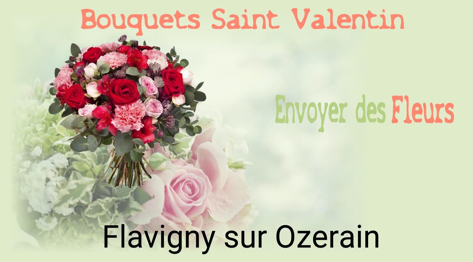 Roses de Saint-Valentin livrées à Flavigny-sur-Ozerain